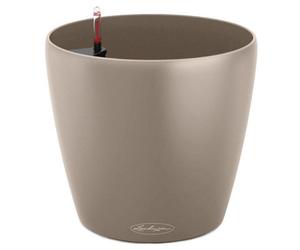 (Dia) 57Cm Plant Pot, Sand Brown Plastic Self-Watering Large Planter For Trees Lechuza Classico Color W60 H55.5 Cm