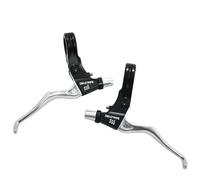 Dia-Compe SS6 Old School MTB Mountain Bicycle Brake Levers Lever Set - BLACK/SILVER