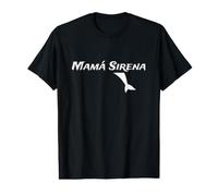 Dia de la Madre Mama Sirena Design Womens Mermaid Mom Value Graphic T-Shirt