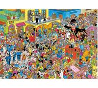 Jumbo Adult Jigsaw Puzzle Jan Van Haasteren JVH Dia de Los Muertos Humorous 100% Recycled 1000pc