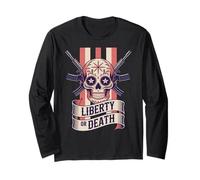 Dia de Los Muertos Calavera - Liberty or Death Long Sleeve T-Shirt
