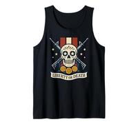 Dia de Los Muertos Calavera - Liberty or Death Vintage Tank Top