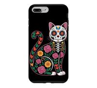 Dia de Los Muertos Cat Colorful Design for Cat Lovers Case for iPhone 7 Plus/8 Plus