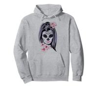 Dia De Los Muertos Day of The Dead Sugar Skull Woman Pullover Hoodie