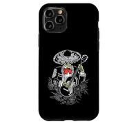 Dia de los muertos Fiesta Mariachi Skeleton Guitar Mexicans Case for iPhone 11 Pro