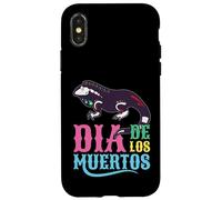 Dia De Los Muertos Gecko Souls Day Of Dead Halloween Case for iPhone X/XS