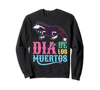 Dia De Los Muertos Gecko Souls Day Of Dead Halloween Sweatshirt