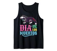 Dia De Los Muertos Gecko Souls Day Of Dead Halloween Tank Top