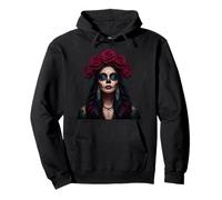 Dia -de-los- Muertos Graphic: Funny Mickey Mexican Skulls Pullover Hoodie