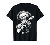 Dia De Los Muertos Mariachi Skeleton Tequila Fiesta Latinx T-Shirt