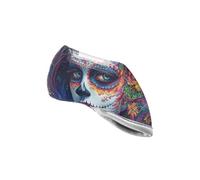 Dia De Los Muertos Mexican Sugar Skull Girl Covers for Golf Clubs Premium Iron Headcovers Golf Accessories for Most Blade Putters