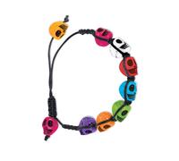 Dia de los muertos multicolor bracelet