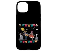 Dia De Los Muertos Skeleton Dancing Bones Funny Halloween Case for iPhone 15 Plus