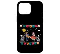 Dia De Los Muertos Skeleton Dancing Bones Funny Halloween Case for iPhone 16 Pro Max