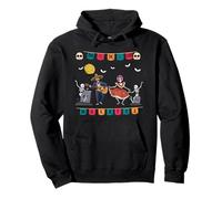 Dia De Los Muertos Skeleton Dancing Bones Funny Halloween Pullover Hoodie