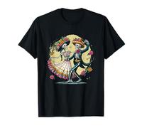 Dia De Los Muertos Skeletons Dancing Mexican Day Of Dead T-Shirt
