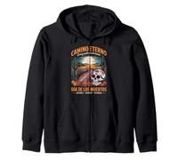 Dia de los Muertos - Spiritual Road Sugar Skull Zip Hoodie
