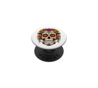 DIA DE LOS MUERTOS SUGAR SKULL DAY OF THE DEAD PopSockets Adhesive PopGrip