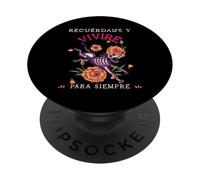 Dia de muertos dog Dia de los muertos perro costume PopSockets Adhesive PopGrip