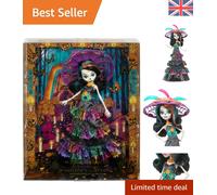 Día De Muertos Skelita Calaveras 2024 Doll - La Catrina Hat & Papel Picado Dress