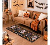 Dia De Muertos Sugar Skull Quote Skulls Day of The Dead Runner Rug 2x5