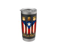 Día de Reyes Puerto Rico Three Kings Day Stainless Steel Insulated Tumbler