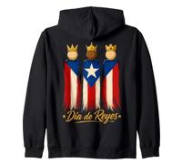 Día de Reyes Puerto Rico Three Kings Day Zip Hoodie