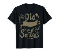 Dia De Todos Los Santos All Saints Day Christian Faith Cross T-Shirt