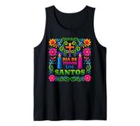 Dia De Todos Los Santos All Saints Day Christian Faith Cross Tank Top
