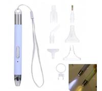 Dia/mond Painting Pens Kits,Dia/mond Painting Accessories,Gem Art Pens,Diamond Art Kits Pen,Diamond A/rt Pai/nting Pen with LE/D Light,Diamond Drawing Pe/n Accessories with 7 Replacement Tips(Purple)
