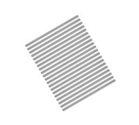 Dia Round Metal Rod, 304 Stainless Steel Solid Round Rod Suitable for DIY Crafts Length of 30cm 20 Pcs Diameter 3mm-8mm Rods(4mm)