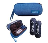 DIABEC Insulin Travel Bag - Insulin Pen Case with 2 Gel Bags - Portable Cooling Bag