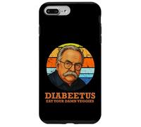 DIABEETUS Eat Your Damn Veggies Funny Sarcastic Parody Gift Case for iPhone 7 Plus/8 Plus