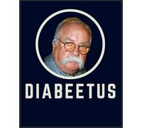 Diabeetus - Wilford Brimley Notebook: 7.5x9.25” Lined Composition book 200 pages - A Place for Thoughts, Plans & Creative Ideas