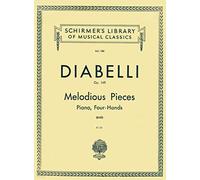 Diabelli Op 149 - Melodious Pieces: Piano, Four Hands (Schirmer's Library of Musical Classics, Vol 186)