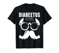 Diabetes Awareness Diabeetus Beard Type 1 Type 2 Diabetic T-Shirt