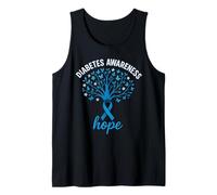 Diabetes Awareness Month Hope for Type 1 Diabetes Type 2 Tank Top