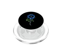 Diabetes Awareness Sunflower Type 1 T2D Diabetic Survivor PopSockets PopGrip for MagSafe