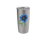 Diabetes Awareness Sunflower Type 1 T2D Diabetic Survivor Stainless Steel Insulated Tumbler