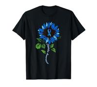 Diabetes Awareness Sunflower Type 1 T2D Diabetic Survivor Value Graphic T-Shirt