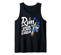 Diabetes Awareness Type 1 2 Diabetic T1D T2D Tank Top