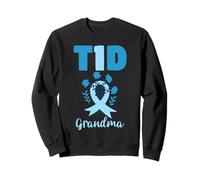 Diabetes Awareness | Type 1 Diabetic Warrior | T1D Grandma Sweatshirt