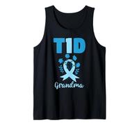 Diabetes Awareness | Type 1 Diabetic Warrior | T1D Grandma Tank Top