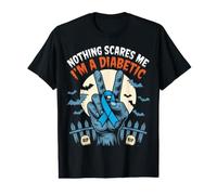 Diabetes Nothing Scares Me I'm A Diabetic I Deal with Pricks Value Graphic T-Shirt