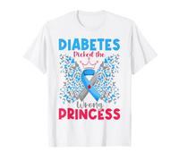 Diabetes Picked The Wrong Princess T1D Warriors Butterfly T-Shirt