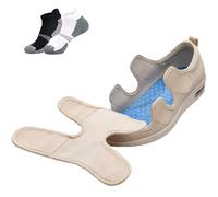 Diabetes Soft-Soled Shoes, Lightweight Support, Wide-fit Comfortable Shoes for The Elderly(Beige,5 UK)
