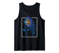 Diabetes Sunflower Type 1 Type 2 Diabetic Awareness T1D T2D Tank Top