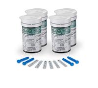 Diabetes Test Strips Blood Glucose Test Strips x 100 & Diabetes Lancets x 100, Blood Sugar Strips, Blood Sugar Test Strips for UK Diabetics - in mmol/L (Exactive EQ Impulse)