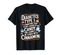 Diabetes Type 1 Definition Autoimmune Disease T-Shirt