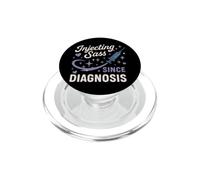 Diabetes Warrior T1D Support Humor Chronic Illness Pride PopSockets PopGrip for MagSafe